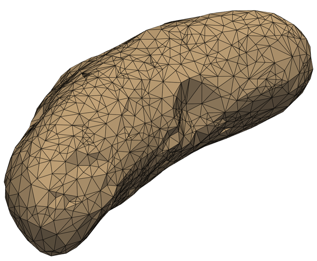 Polyhedral gravity model of Eros